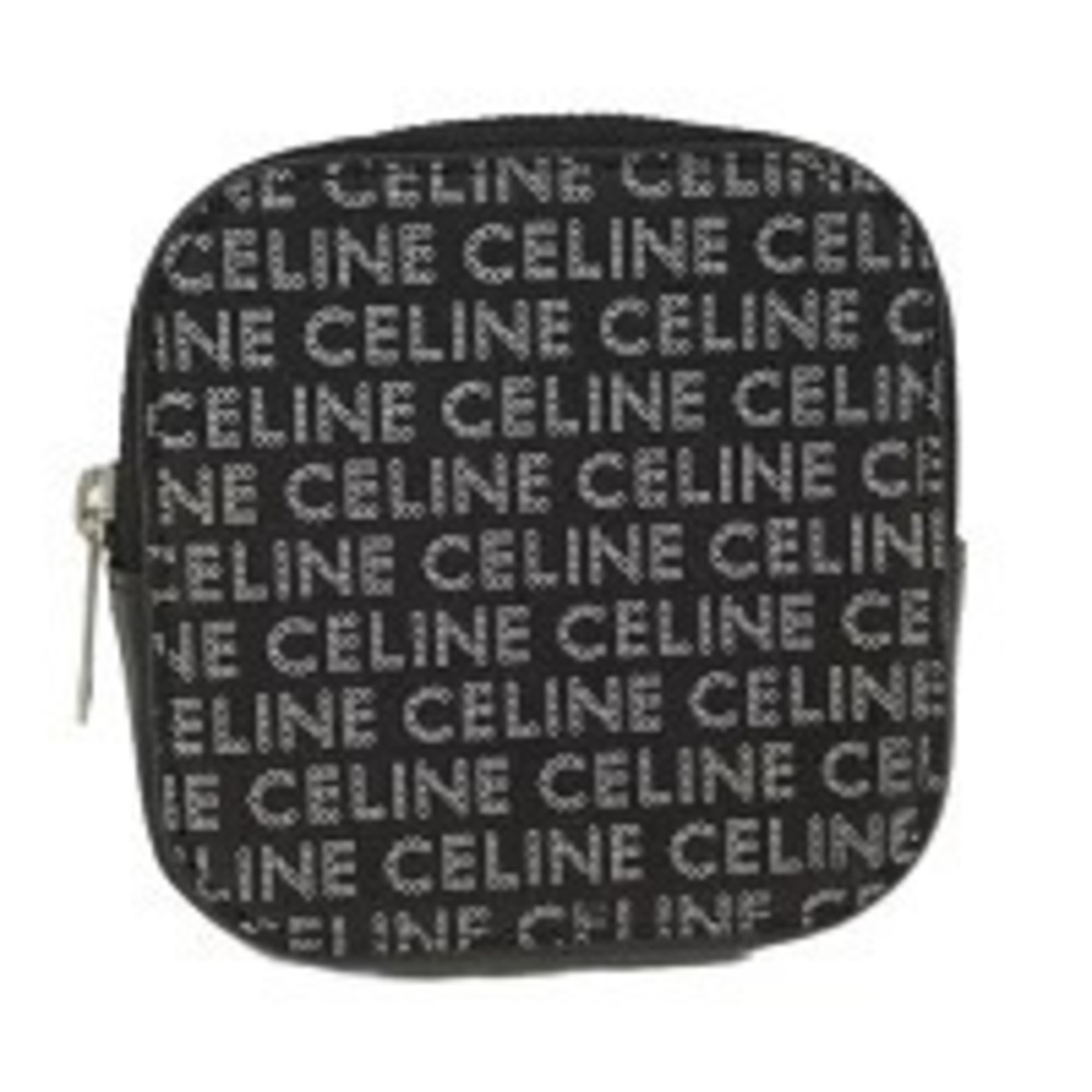 Celine coin case Wallet leather black